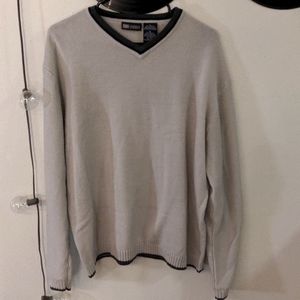 Grey Long-Sleeve Sweater